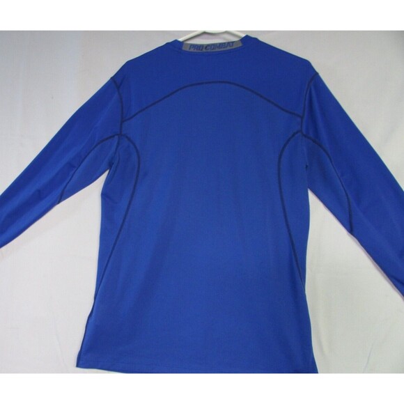 Nike Pro Combat Men's Medium Blue Compression Performance Swoosh Drifit - Picture 6 of 10
